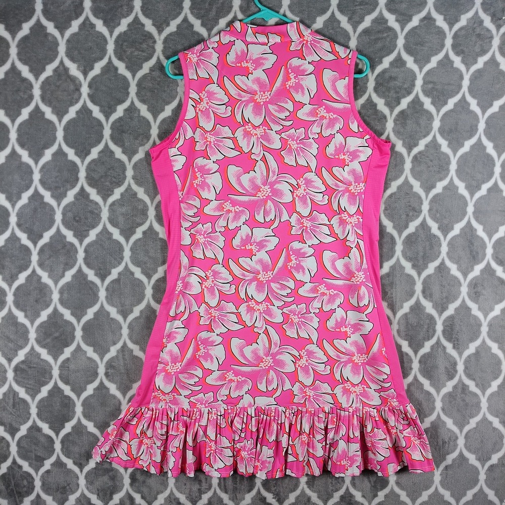 Tail Activewear Dress Size L Pink Nabila Sugar Blossoms Floral Golf Tennis - Picture 3 of 9